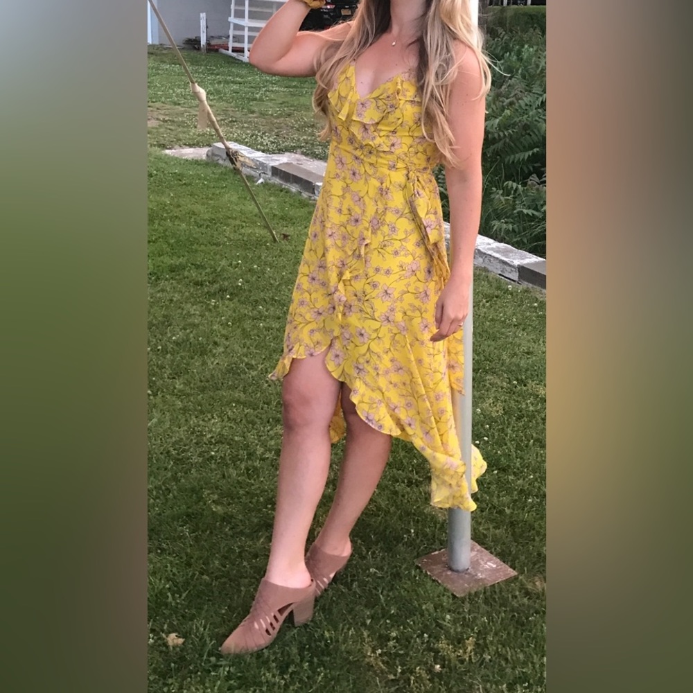Floral High Low Dress Avec Les Filles